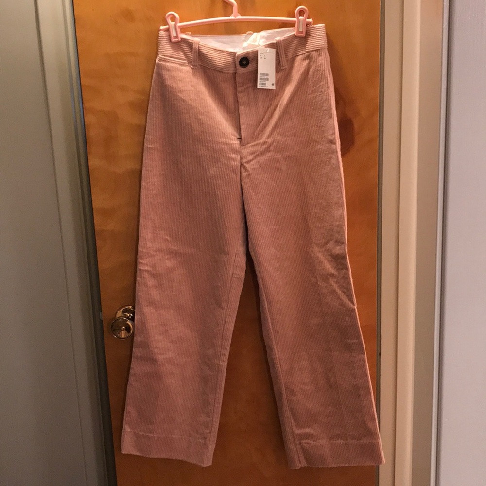 Wide Wale Dusty Rose Corduroy Pants